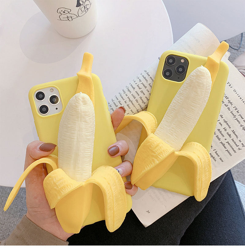 Peeled Banana silicone case