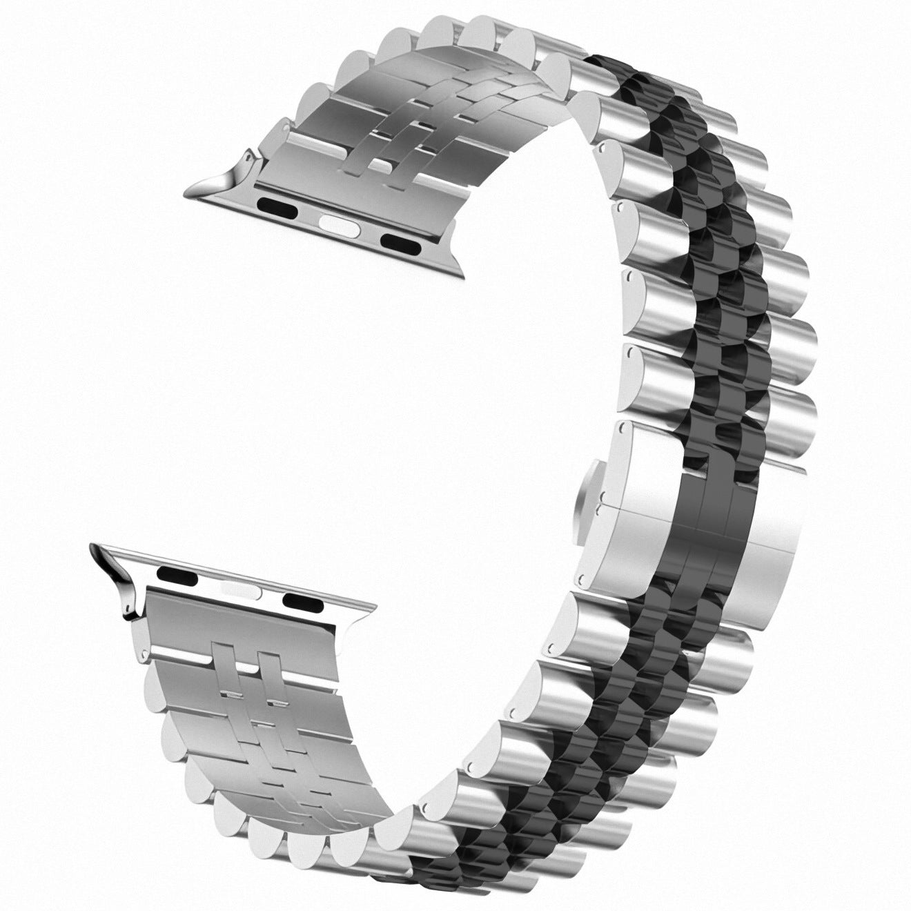 Rolex-Muster-Uhrenarmband aus Metall