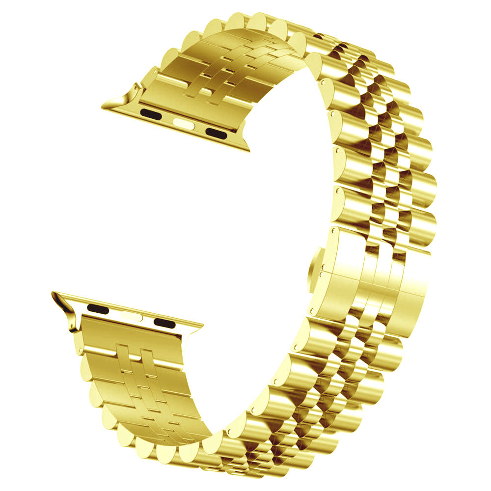 Correa de reloj de metal con patrón Rolex