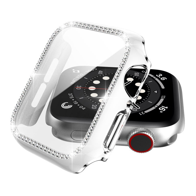 Apple Watch Diamond Schutzhülle mit gehärtetem Glas