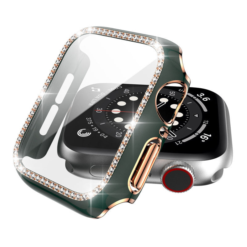 Funda protectora Apple Watch Diamond con vidrio templado