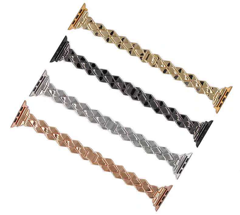 Rhombus Metal Chain Strap